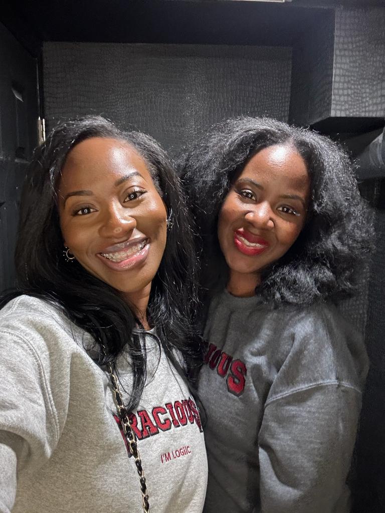 Match with your best friend with our Christian Apparel grey sweater sets! Perfect for any season, go shopping, go to the movies, have a girls night, endless things to do while wearing these because they are so comfortable.