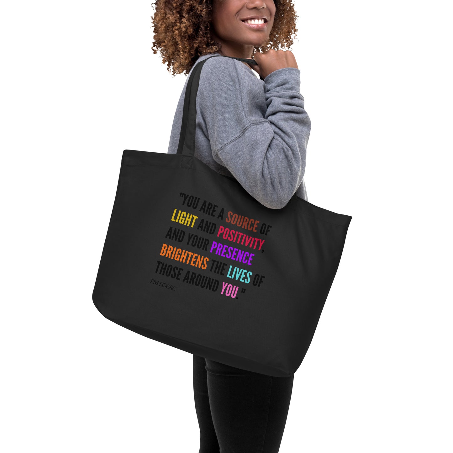 Source of Light Large organic tote bag