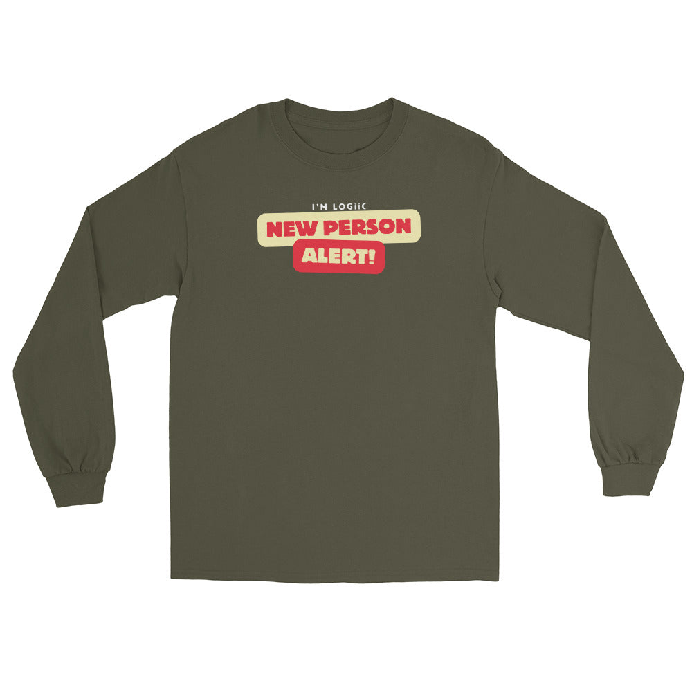 New Person Alert Long Sleeve Shirt