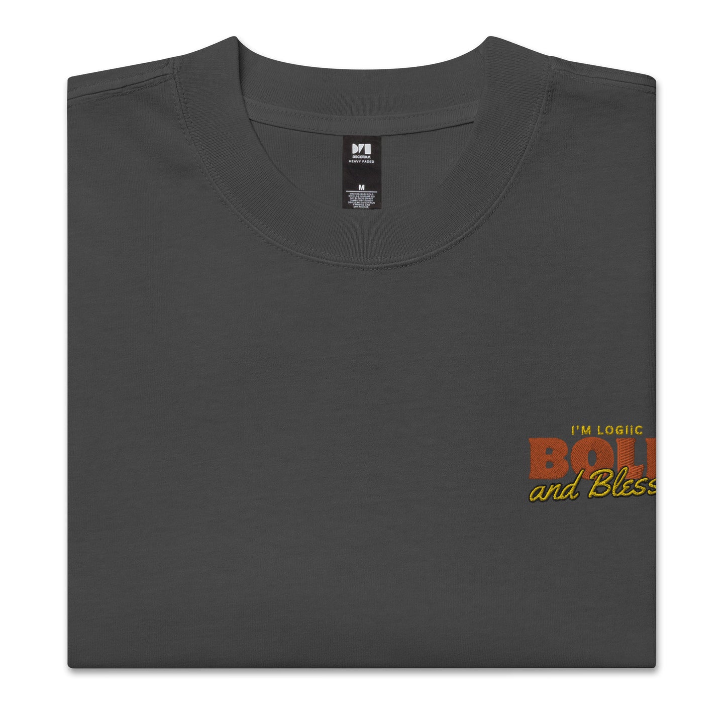 Bold & Blessed corner Oversized faded t-shirt
