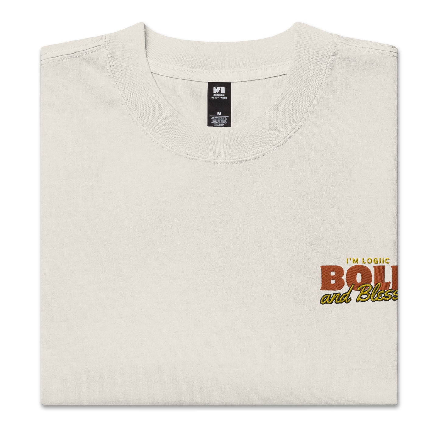 Bold & Blessed corner Oversized faded t-shirt