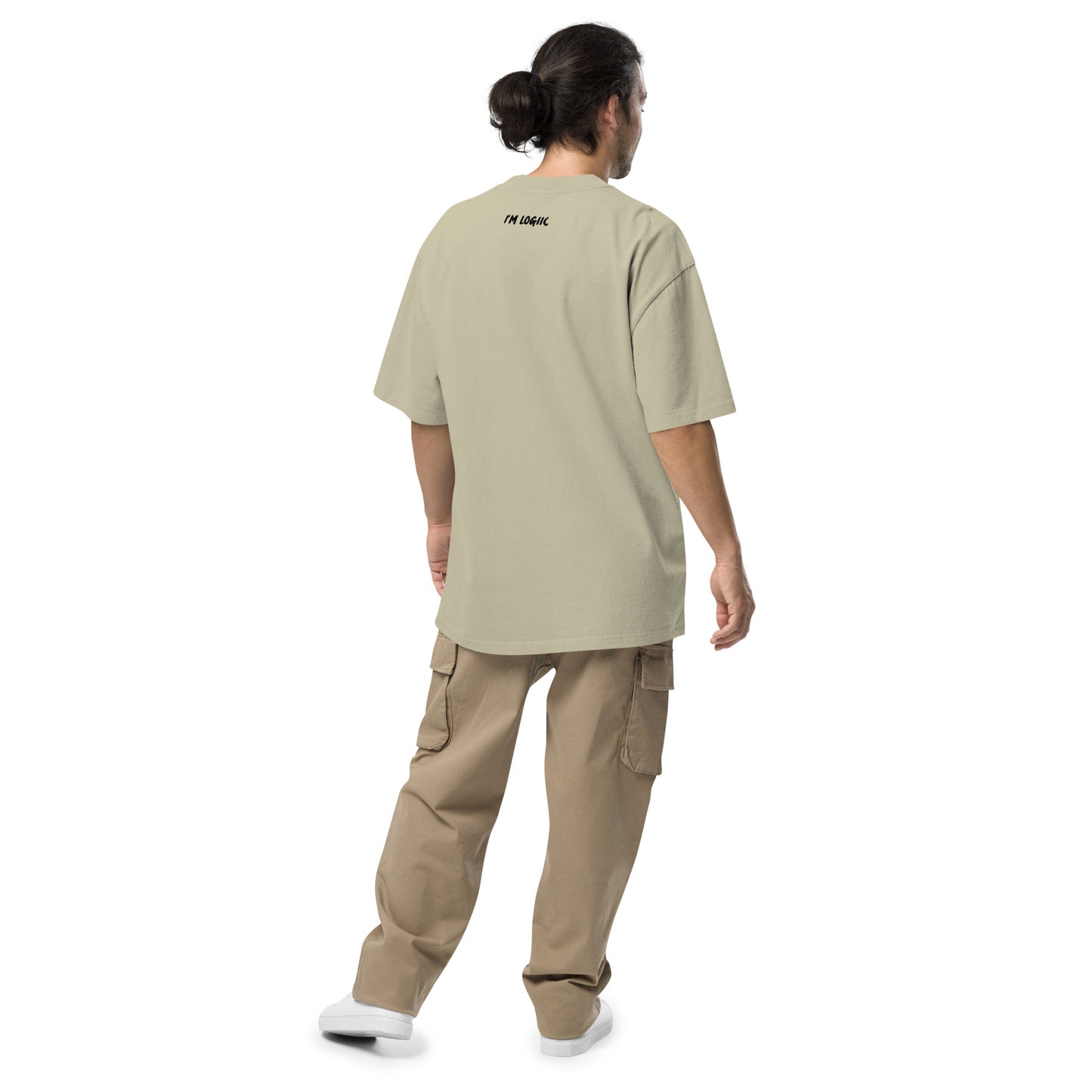 Rooted Oversized faded t-shirt