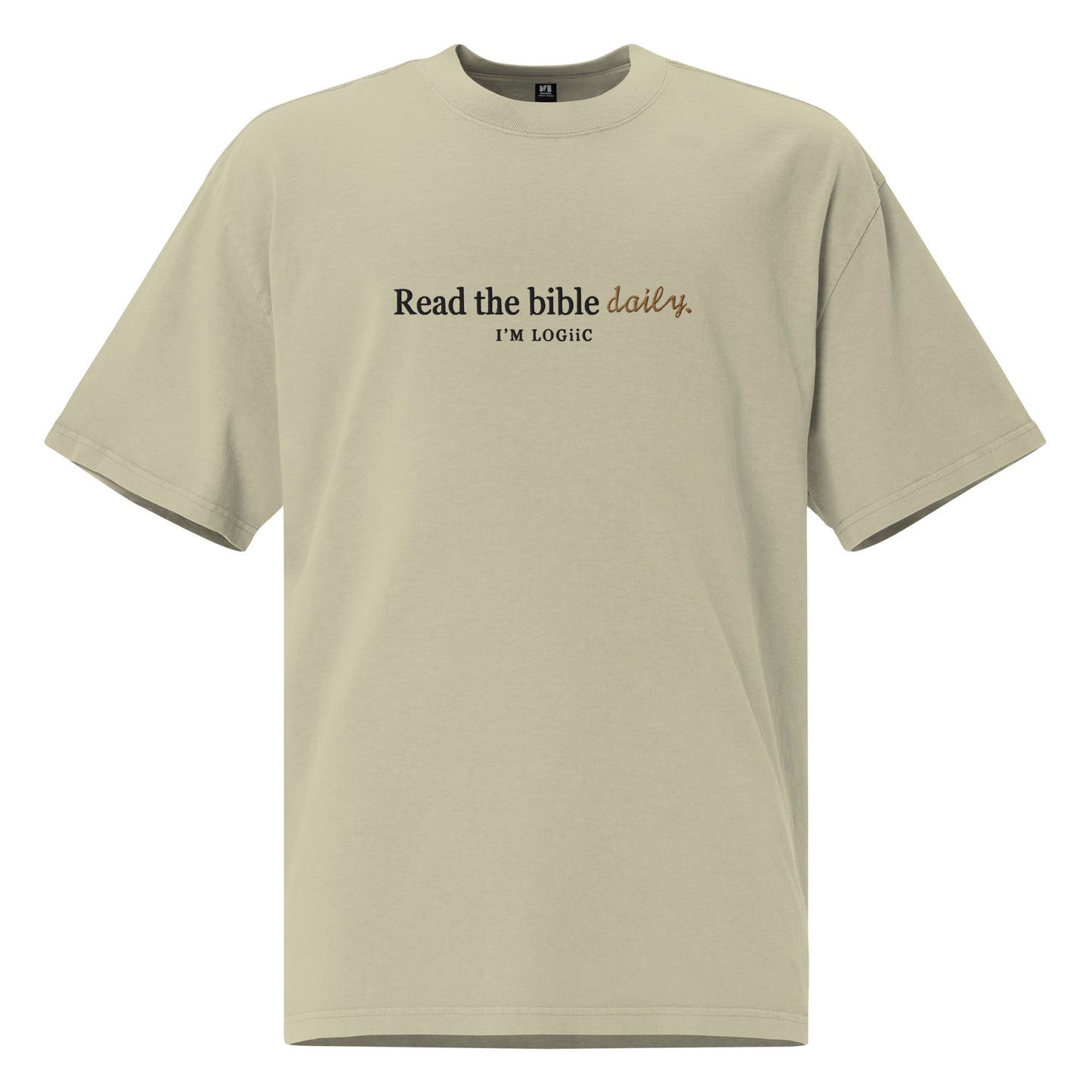 Read the Bible Oversized faded t-shirt