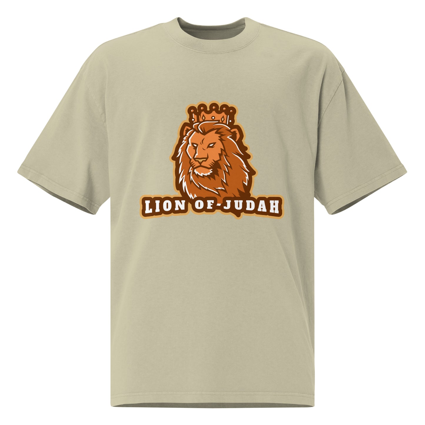 Lion of Judah Oversized faded t-shirt