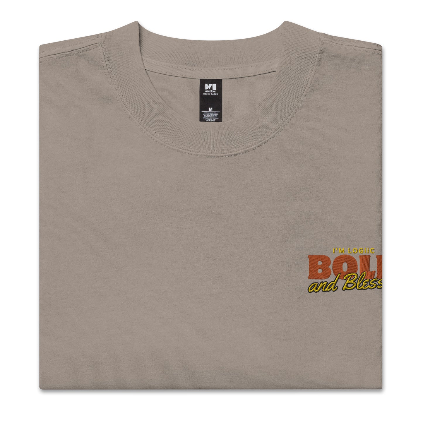 Bold & Blessed corner Oversized faded t-shirt