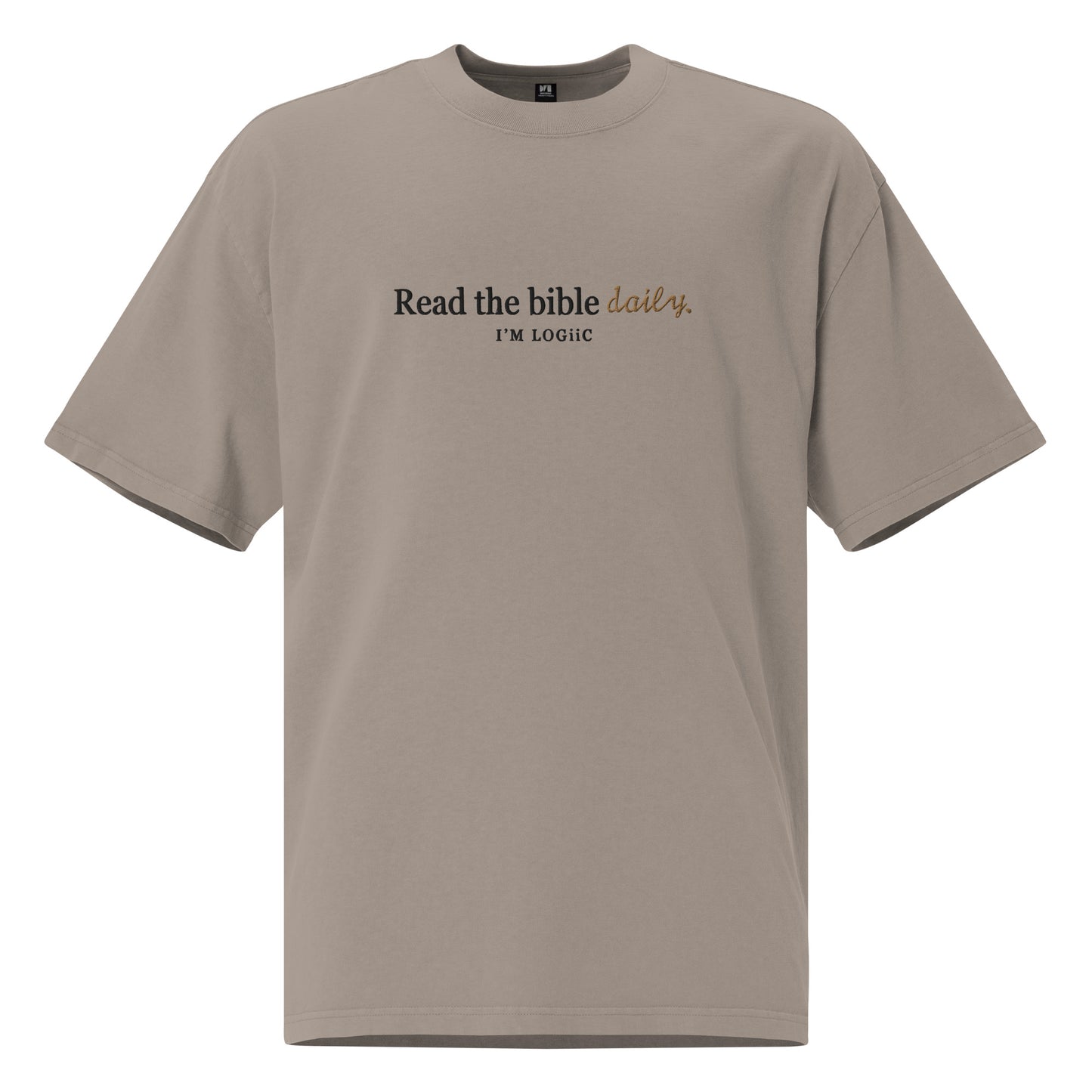 Read the Bible Oversized faded t-shirt