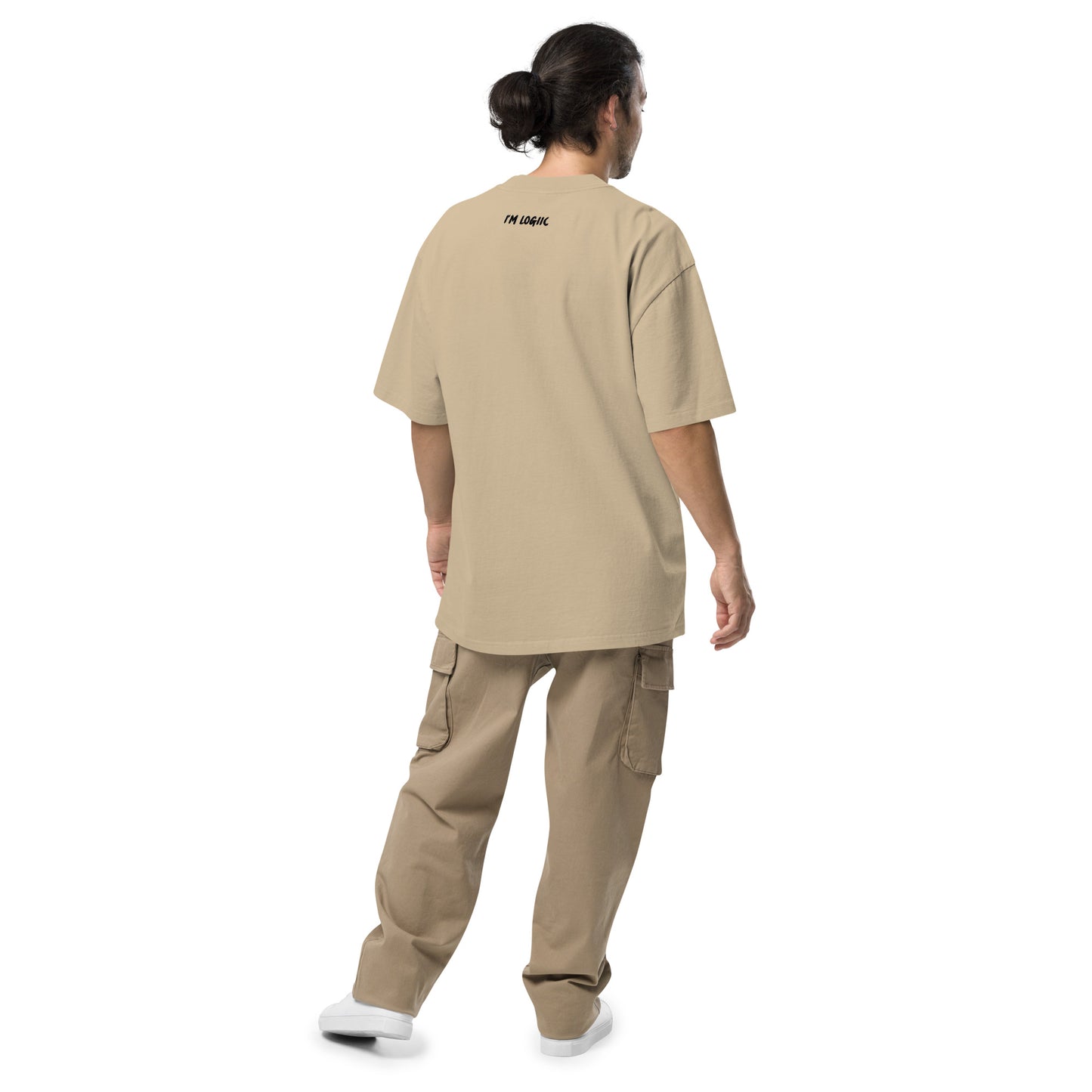 Rooted Oversized faded t-shirt