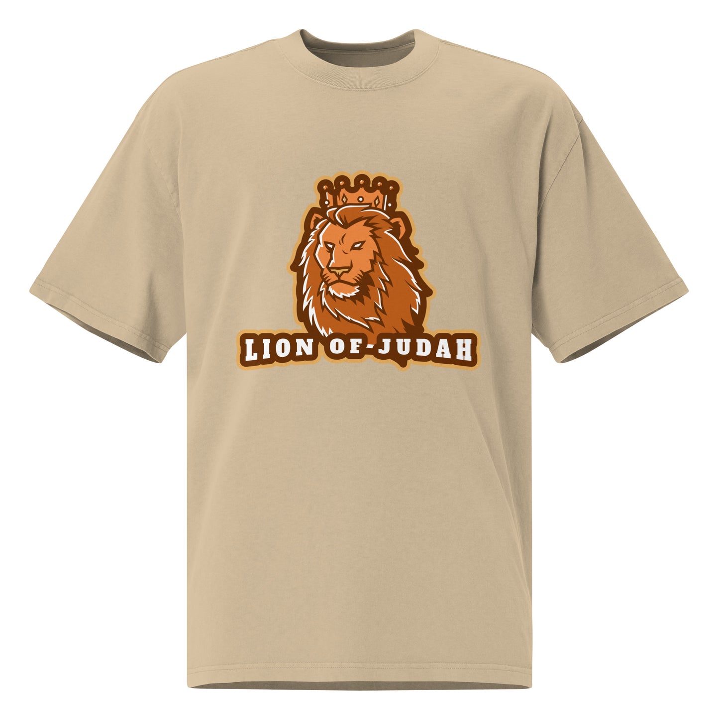 Lion of Judah Oversized faded t-shirt