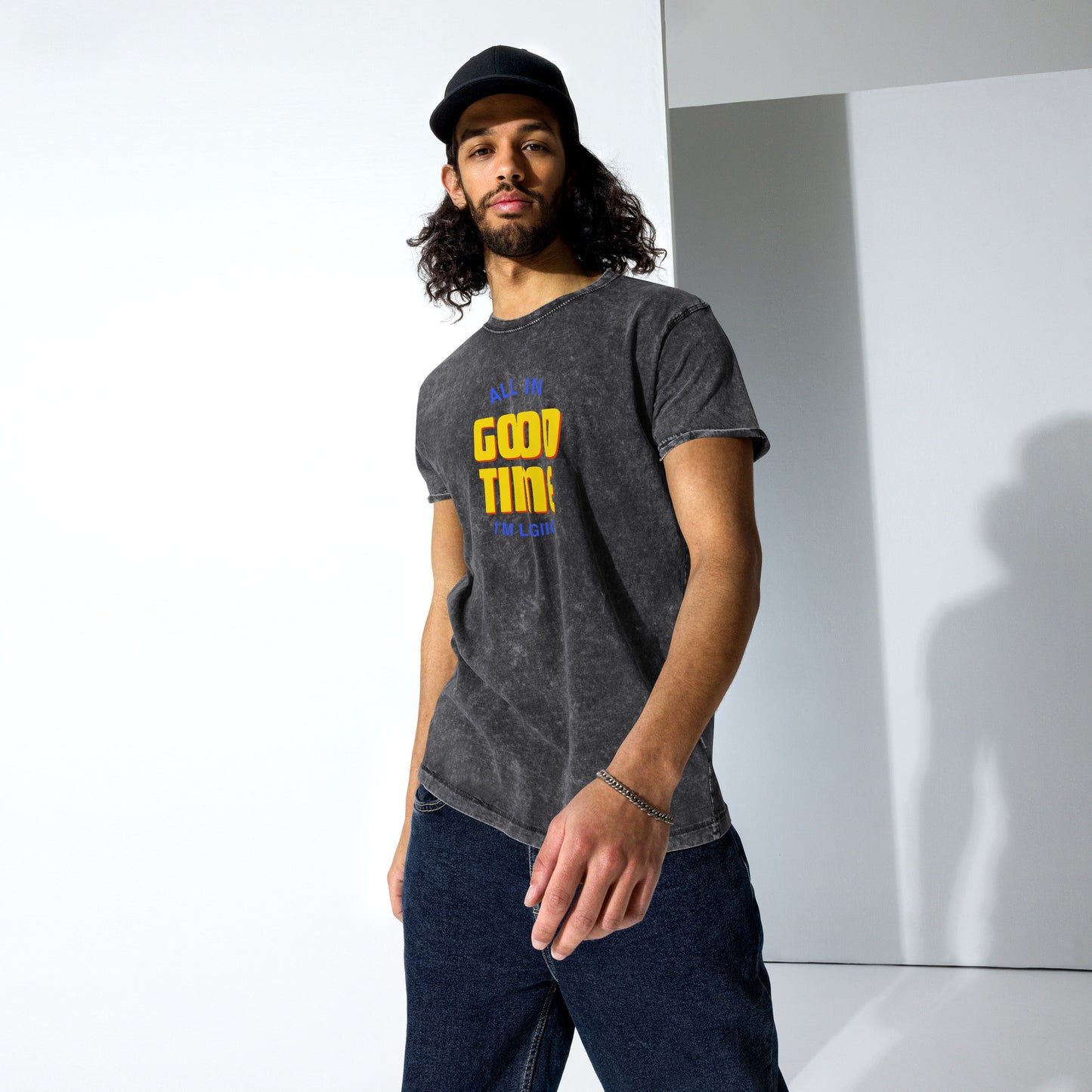 All in Good Time Denim T-Shirt