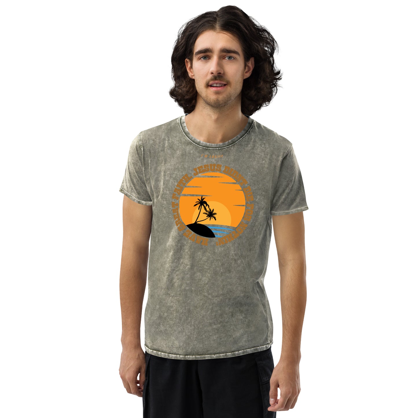 GREAT FAITH Denim T-Shirt