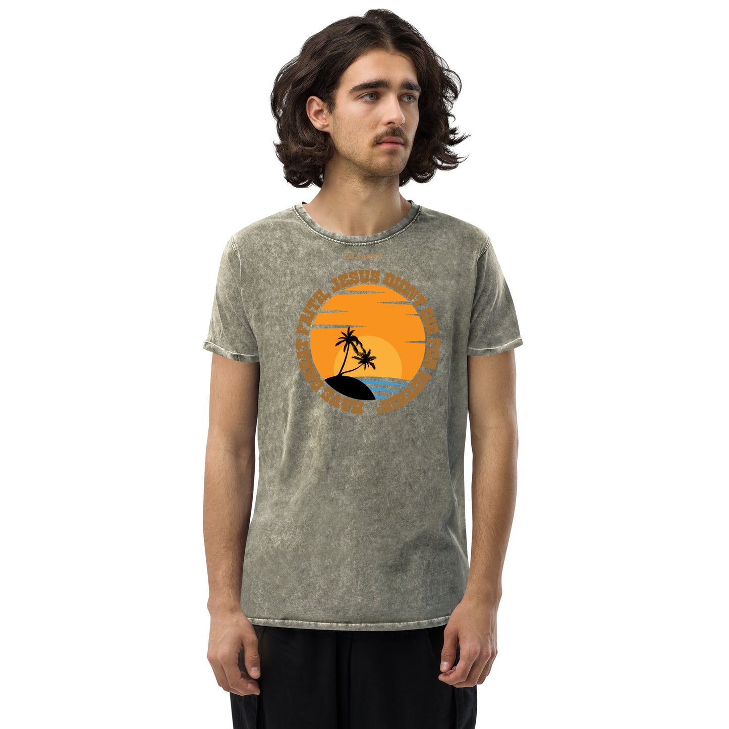 GREAT FAITH Denim T-Shirt
