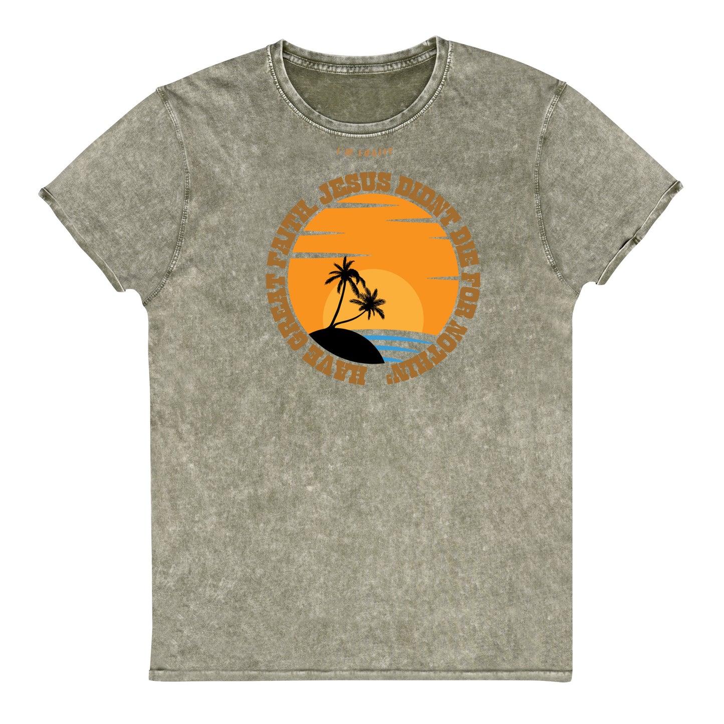 GREAT FAITH Denim T-Shirt