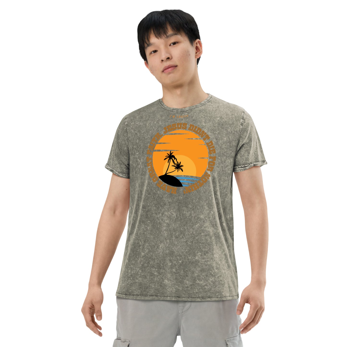 GREAT FAITH Denim T-Shirt
