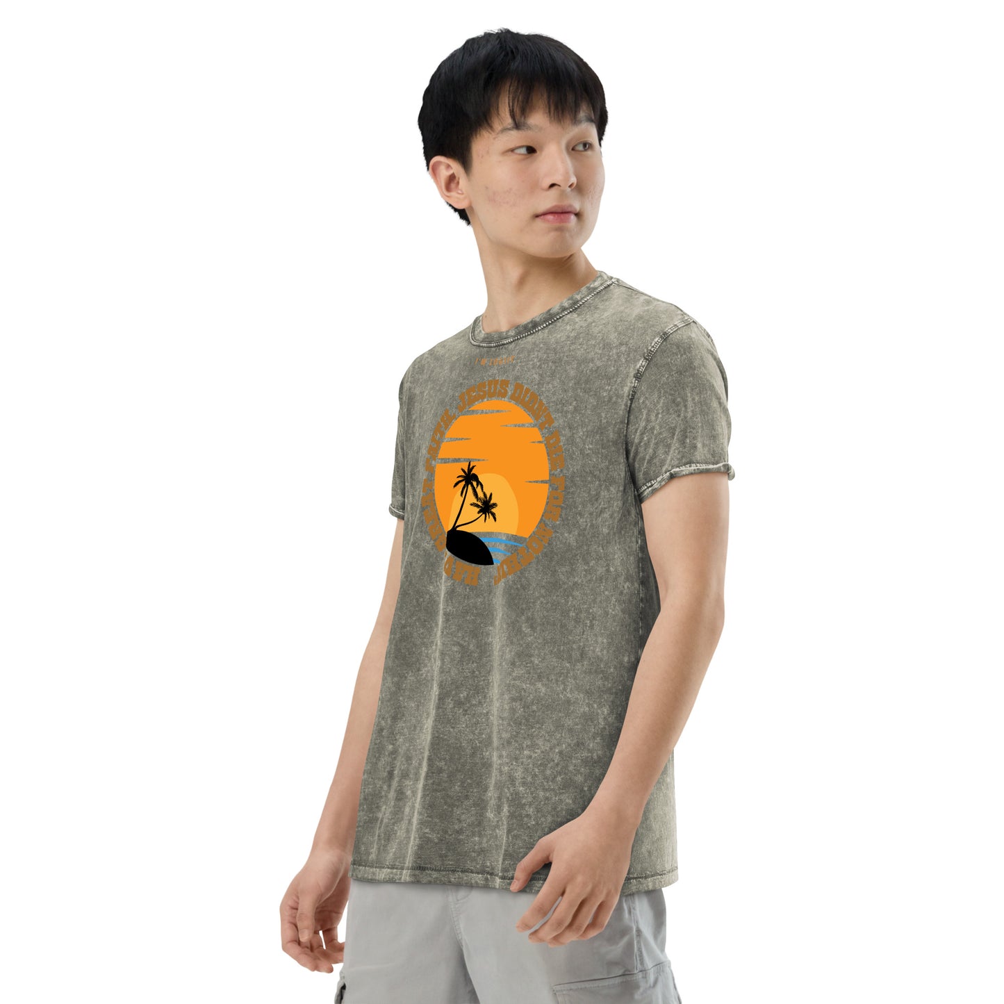 GREAT FAITH Denim T-Shirt