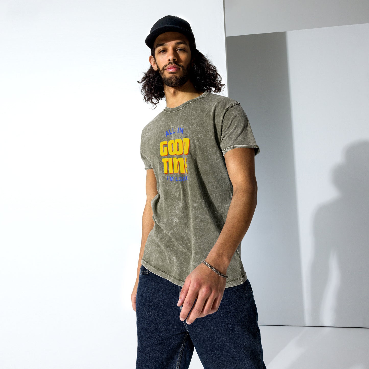 All in Good Time Denim T-Shirt