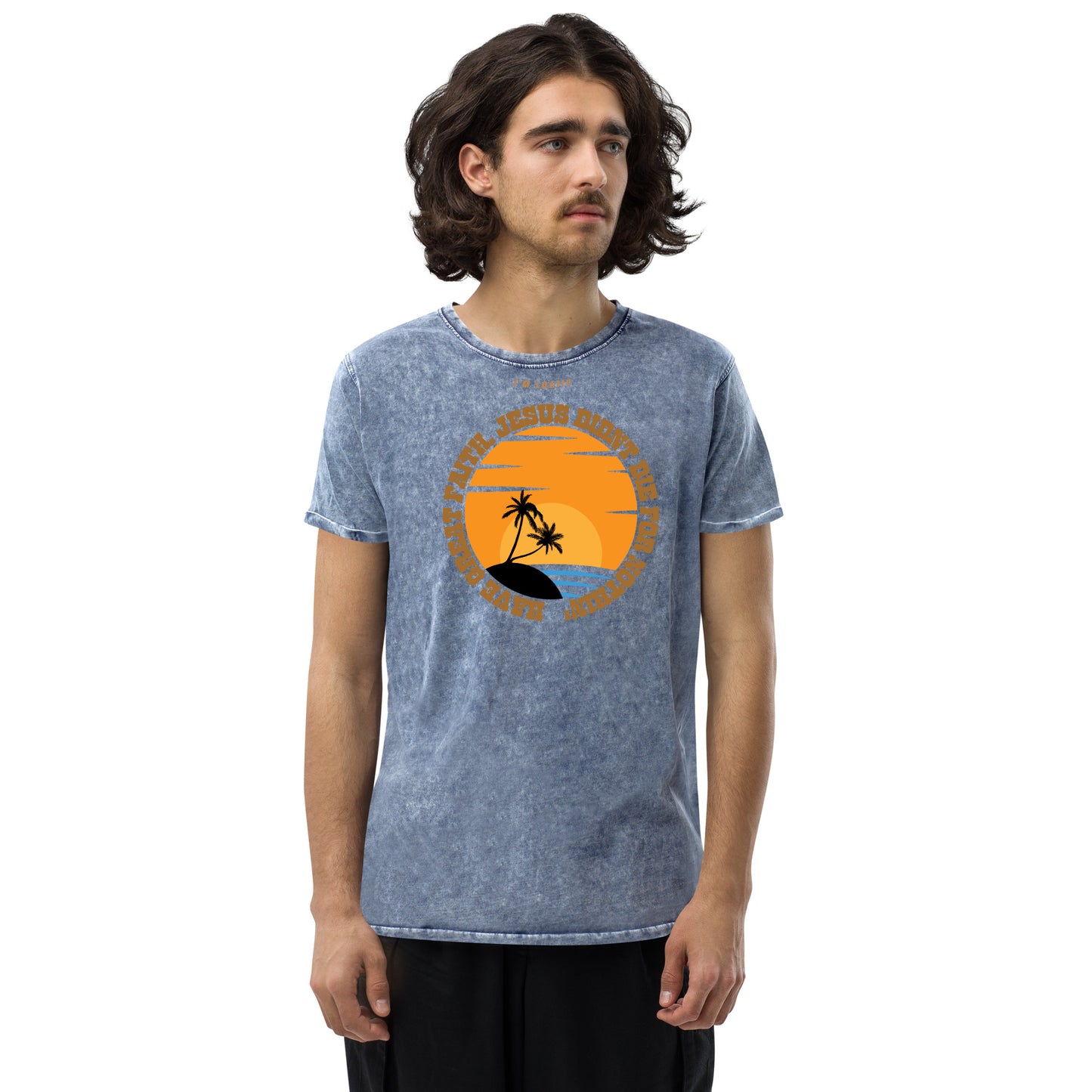 GREAT FAITH Denim T-Shirt