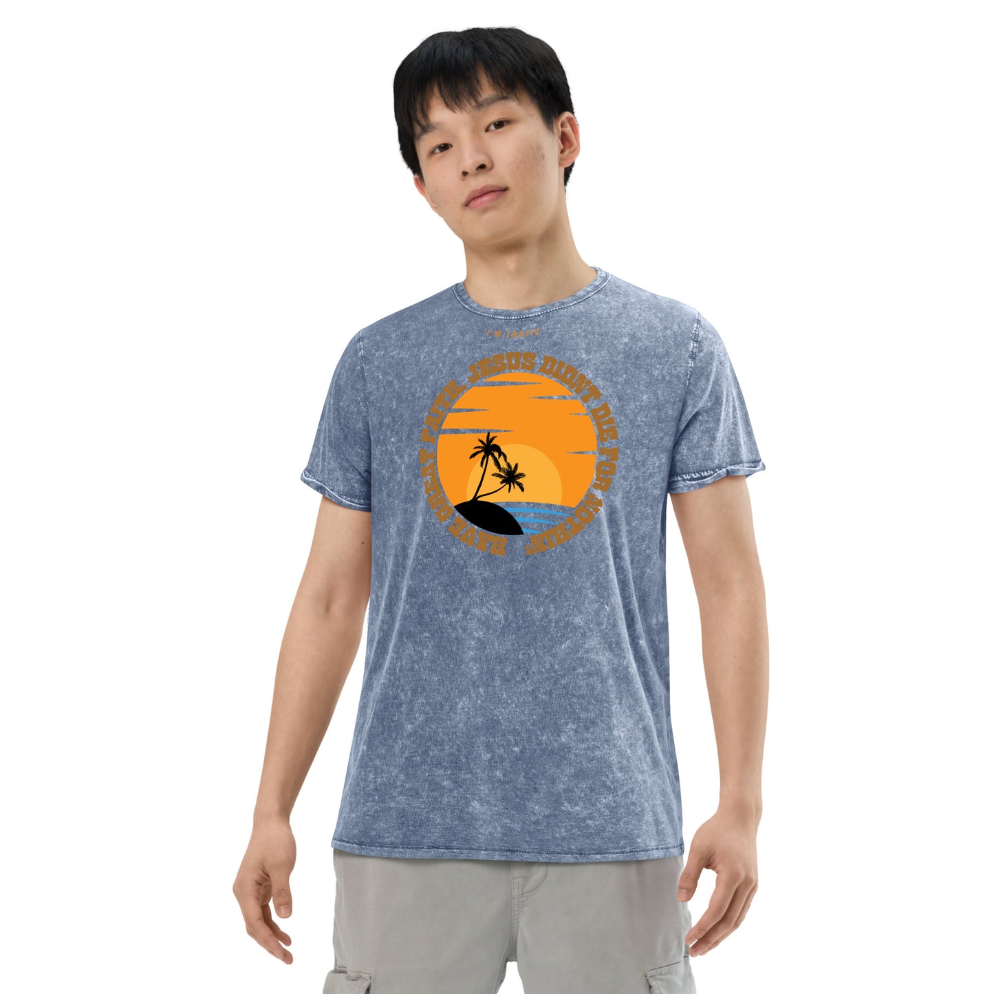GREAT FAITH Denim T-Shirt
