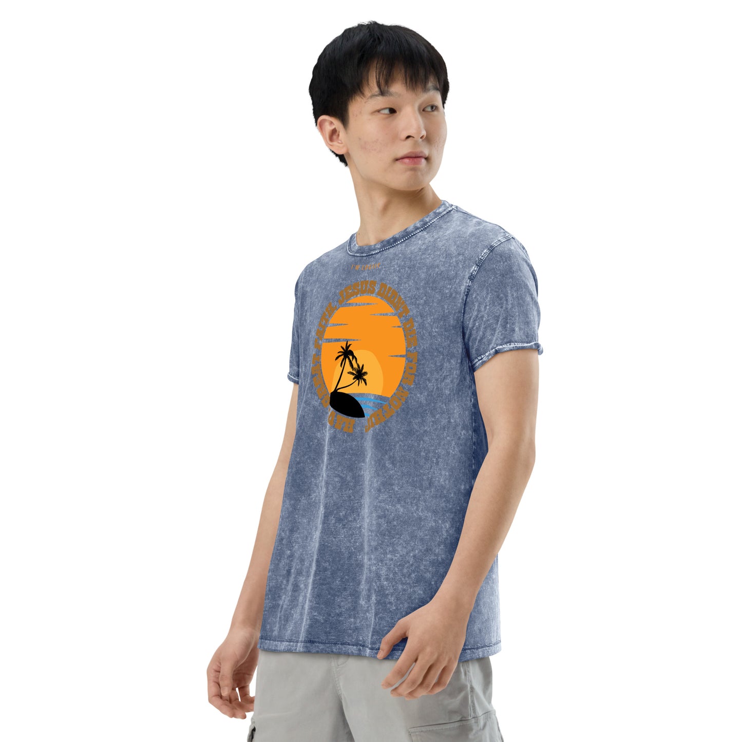 GREAT FAITH Denim T-Shirt
