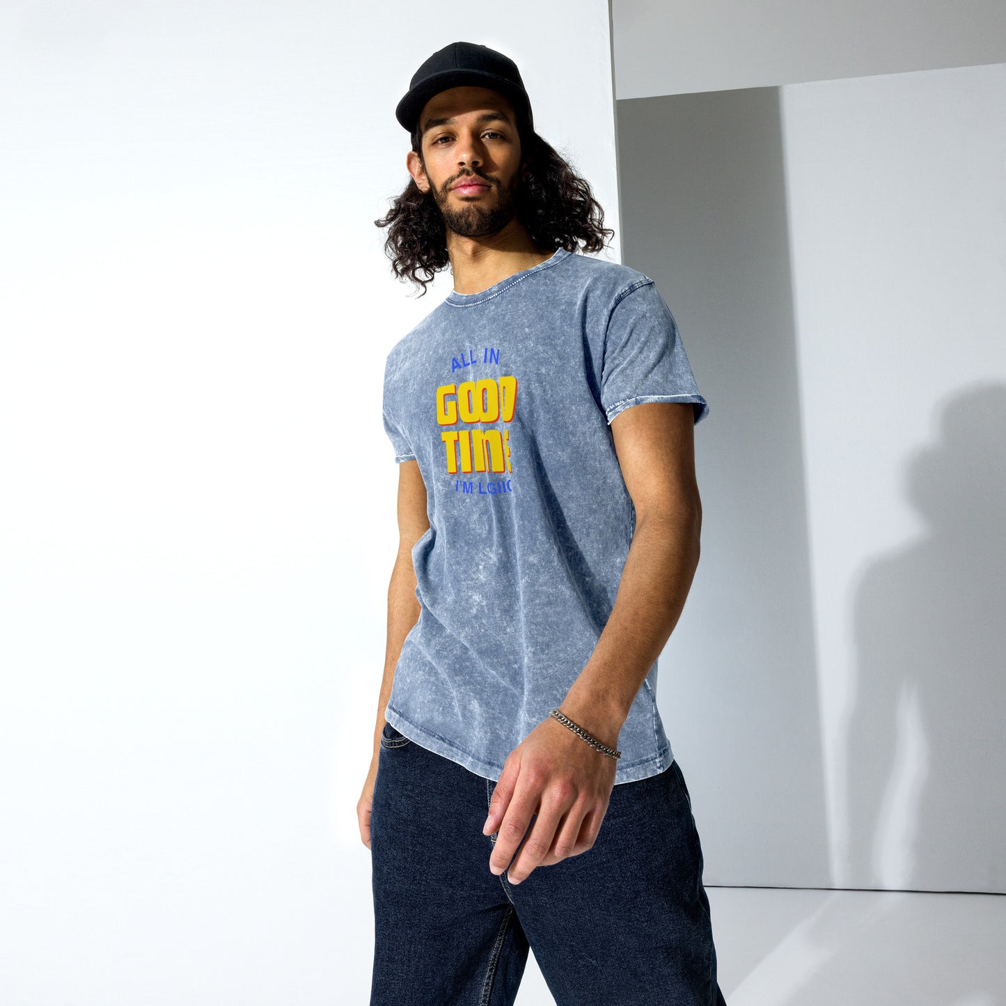 All in Good Time Denim T-Shirt