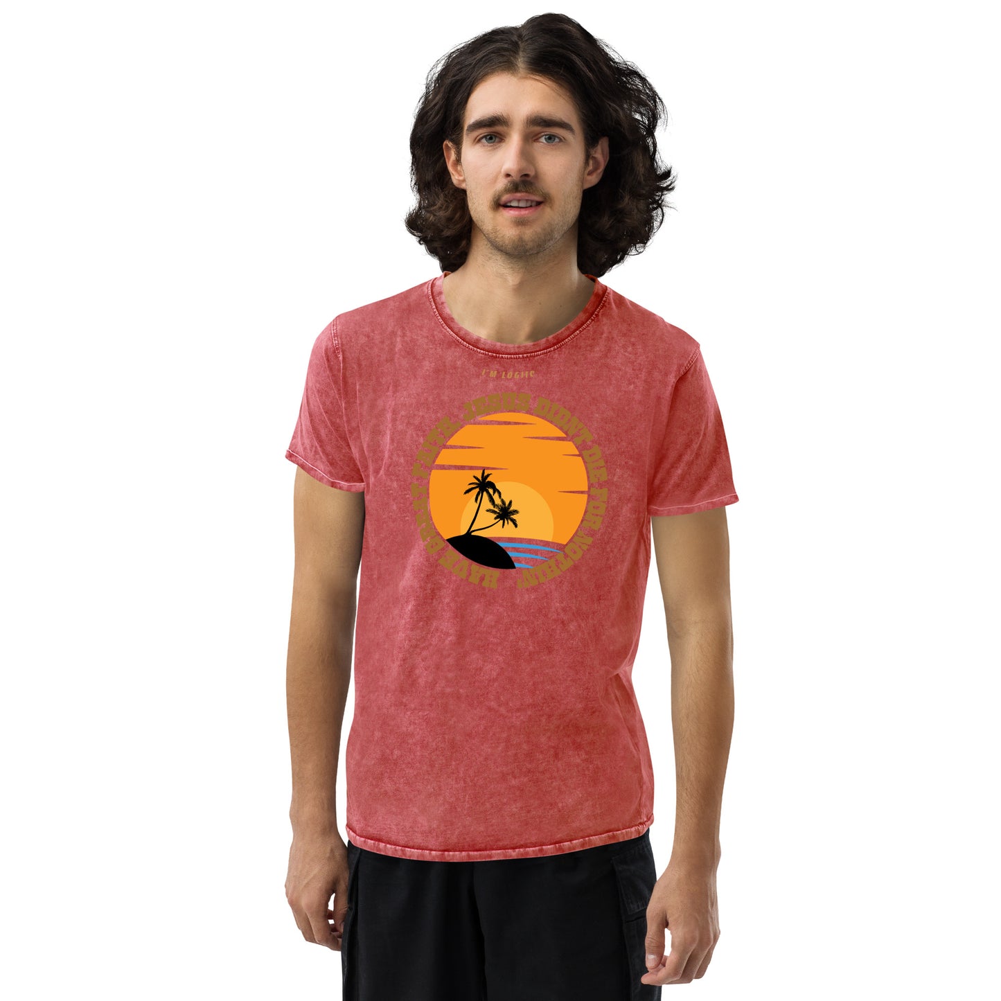 GREAT FAITH Denim T-Shirt
