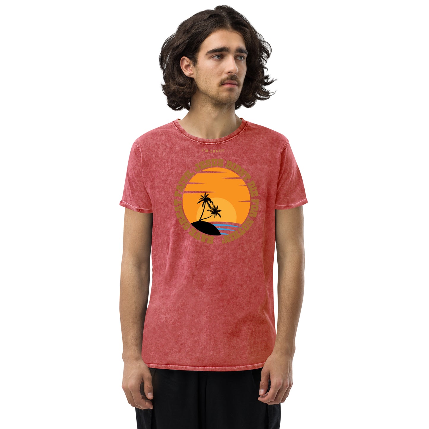 GREAT FAITH Denim T-Shirt