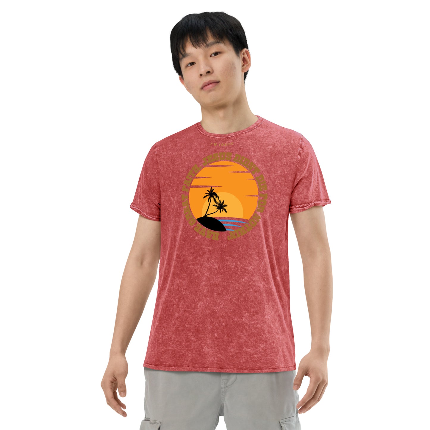GREAT FAITH Denim T-Shirt