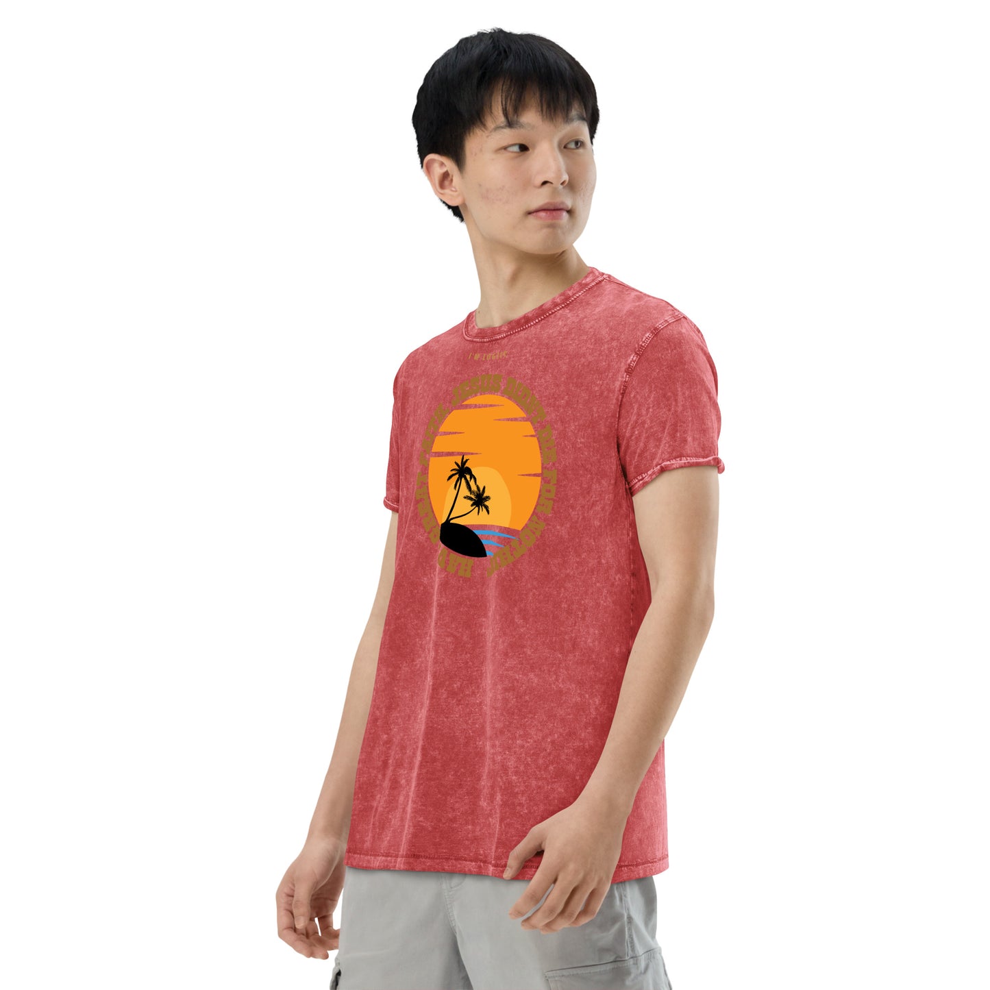 GREAT FAITH Denim T-Shirt