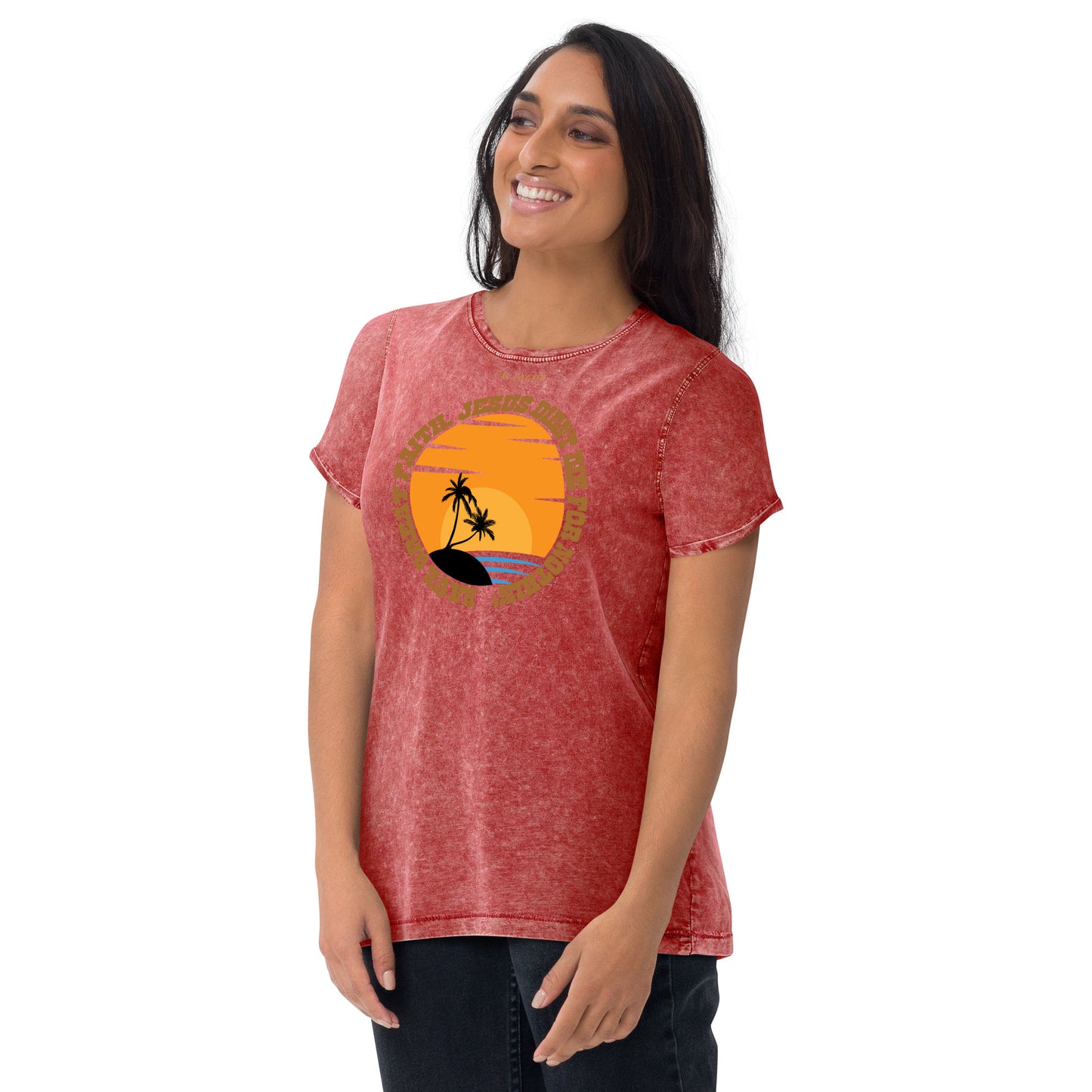 GREAT FAITH Denim T-Shirt