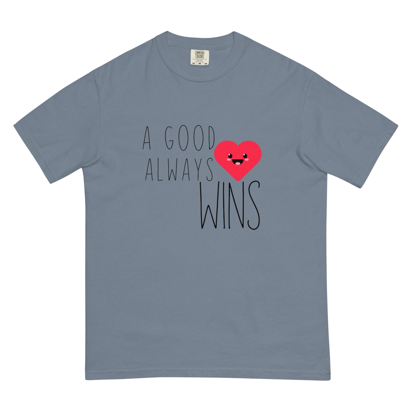 A Good Heart Unisex garment-dyed heavyweight t-shirt