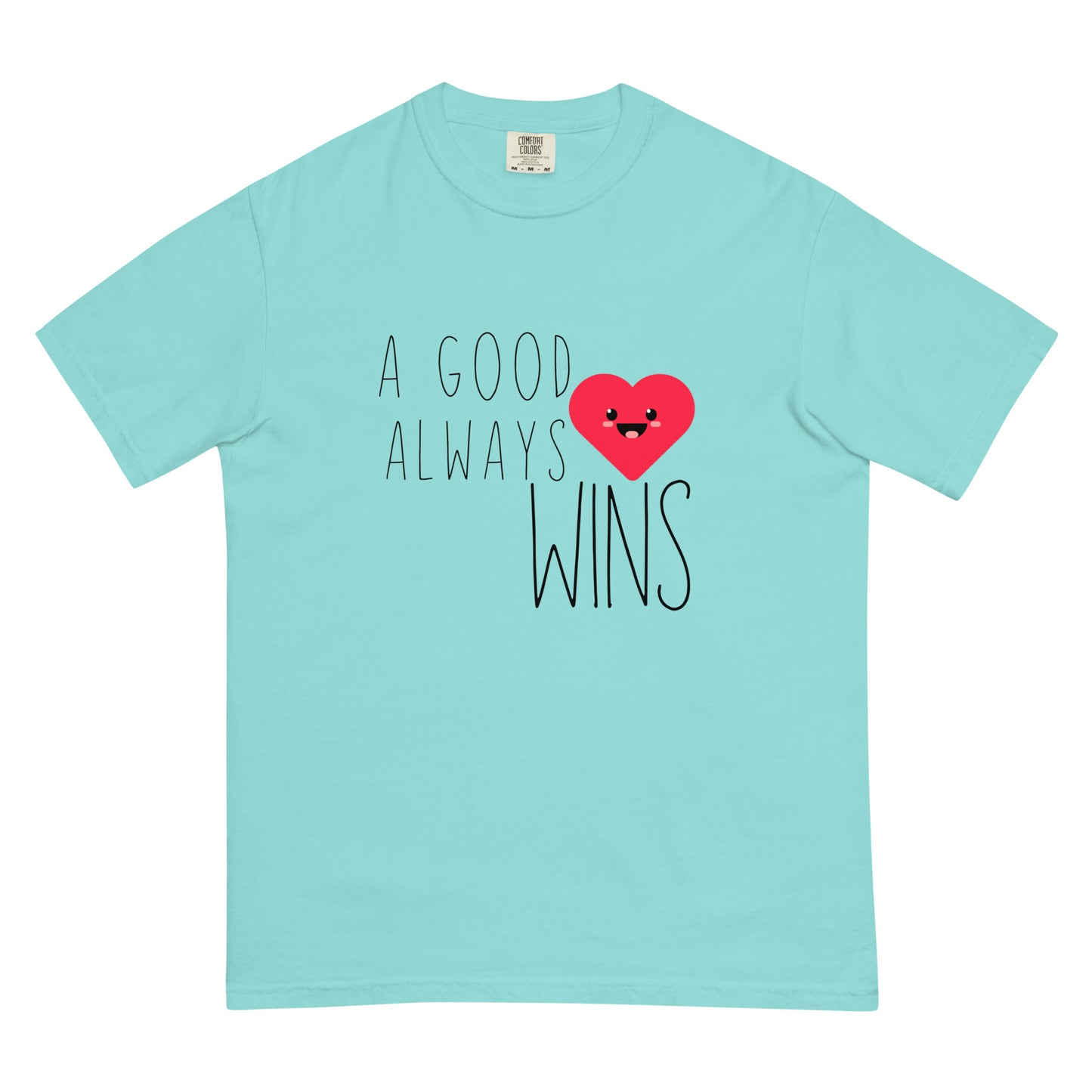 A Good Heart Unisex garment-dyed heavyweight t-shirt
