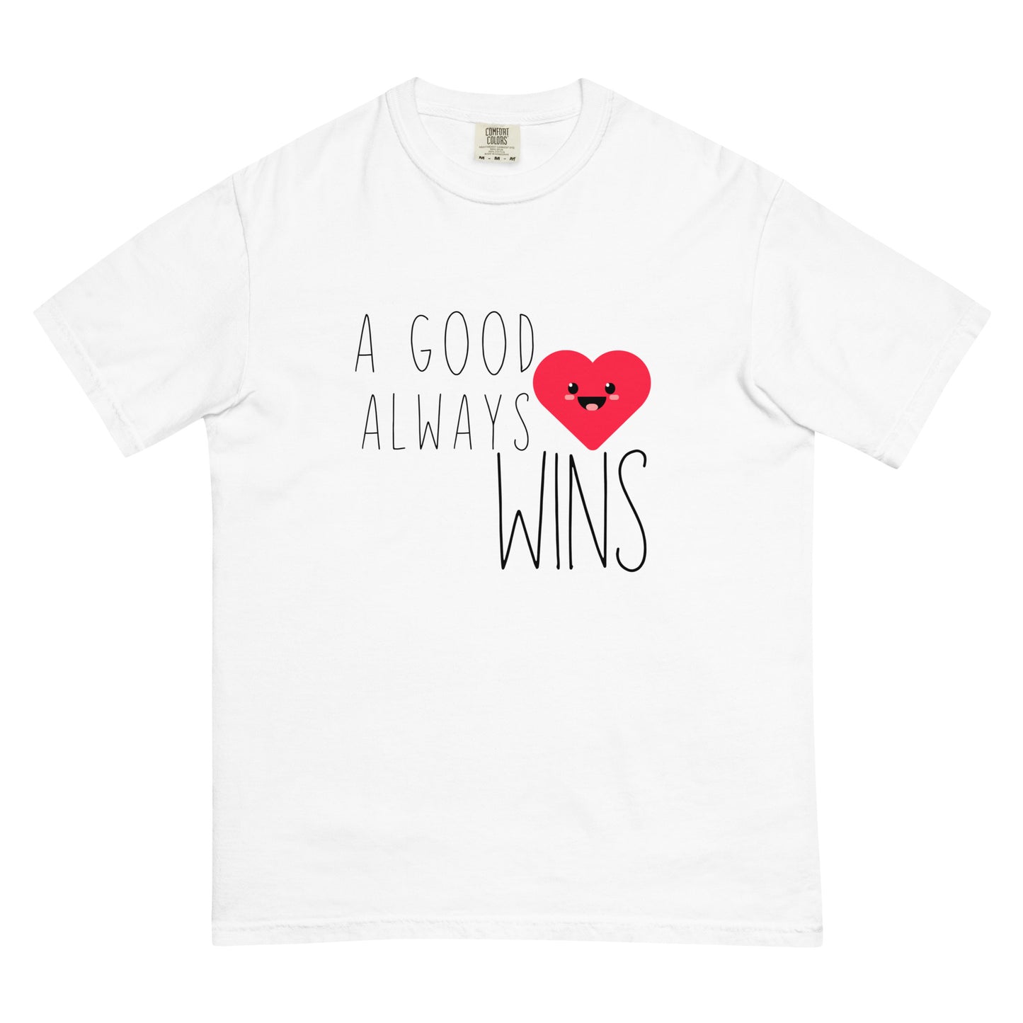 A Good Heart Unisex garment-dyed heavyweight t-shirt