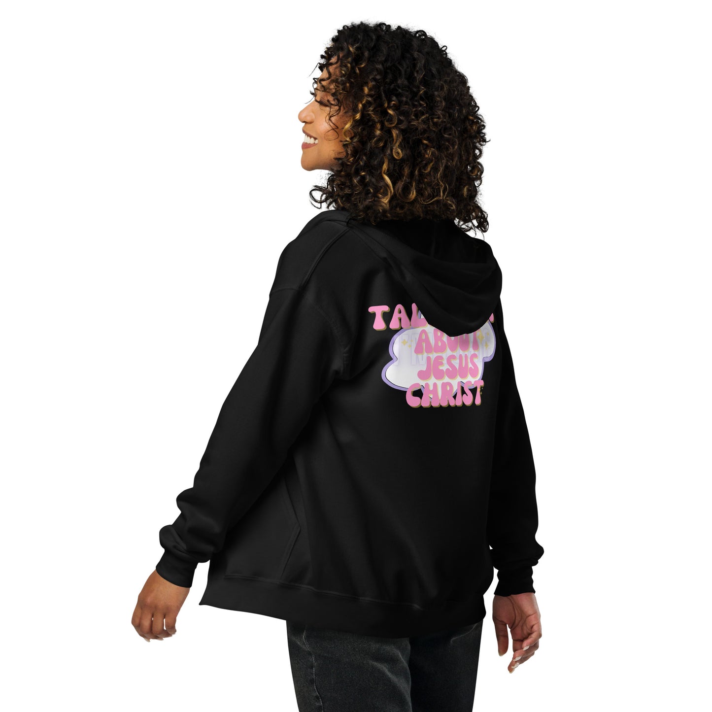 Talk about Jesus Unisex heavy blend zip hoodie