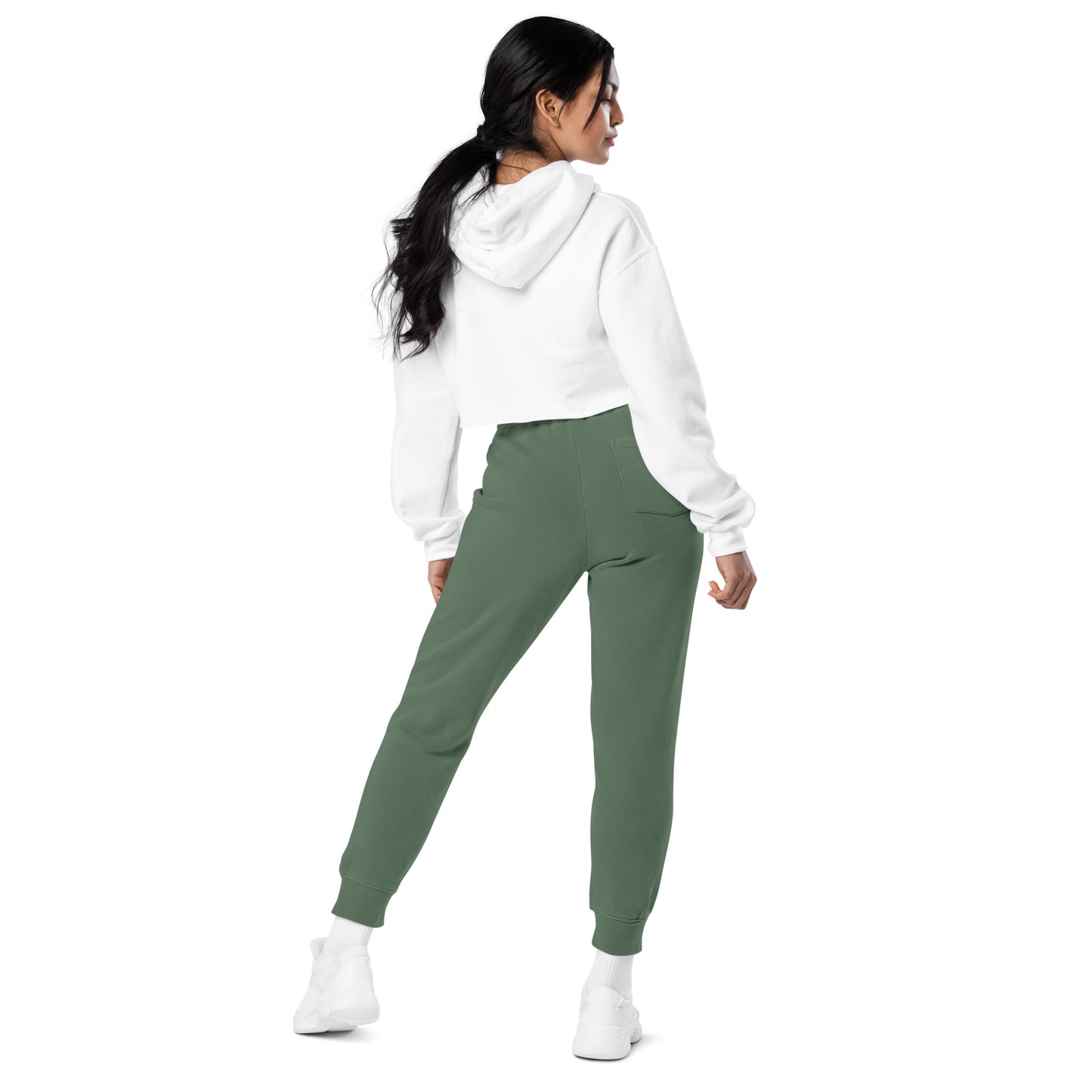 Heart Eye Emoji Unisex pigment-dyed sweatpants