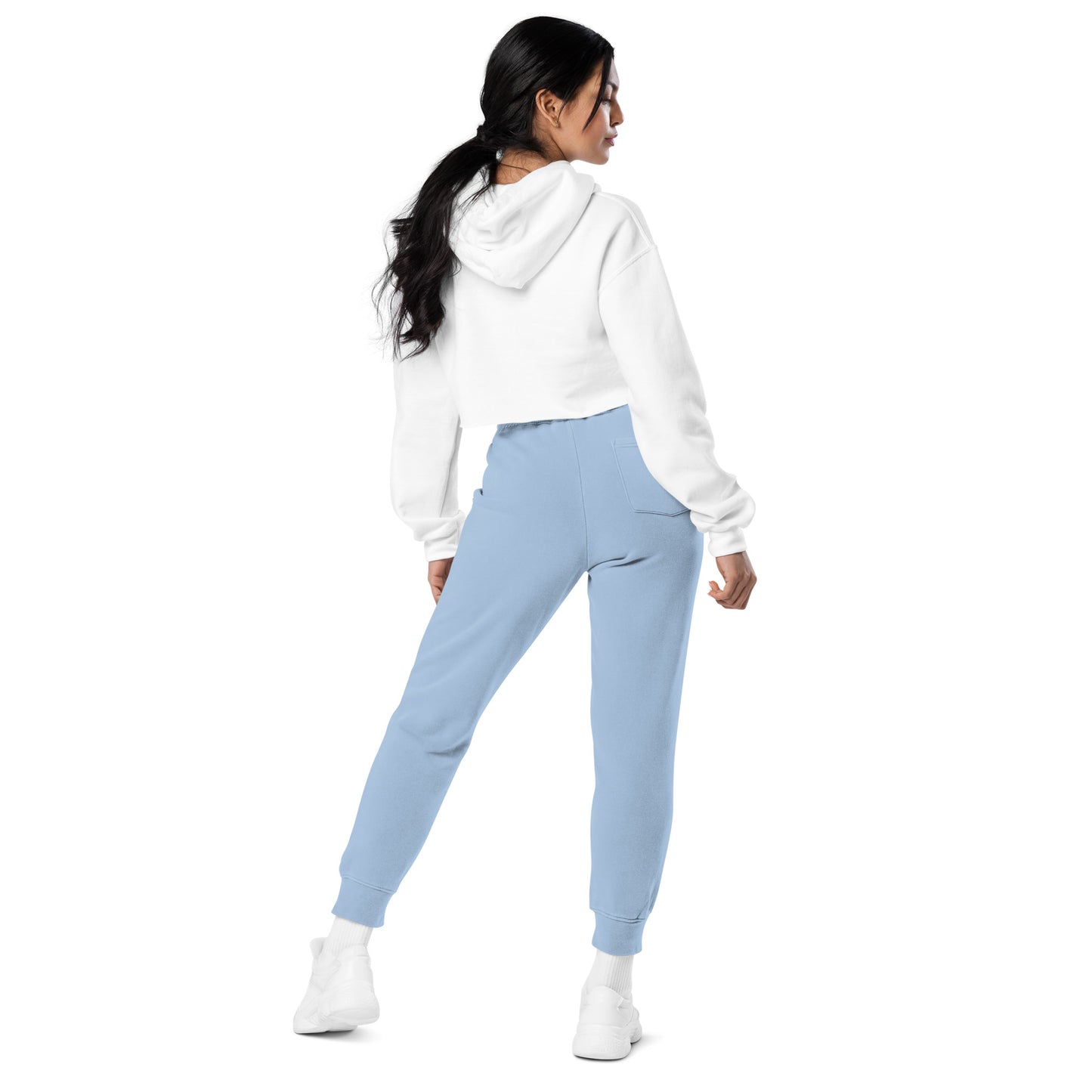 Heart Eye Emoji Unisex pigment-dyed sweatpants