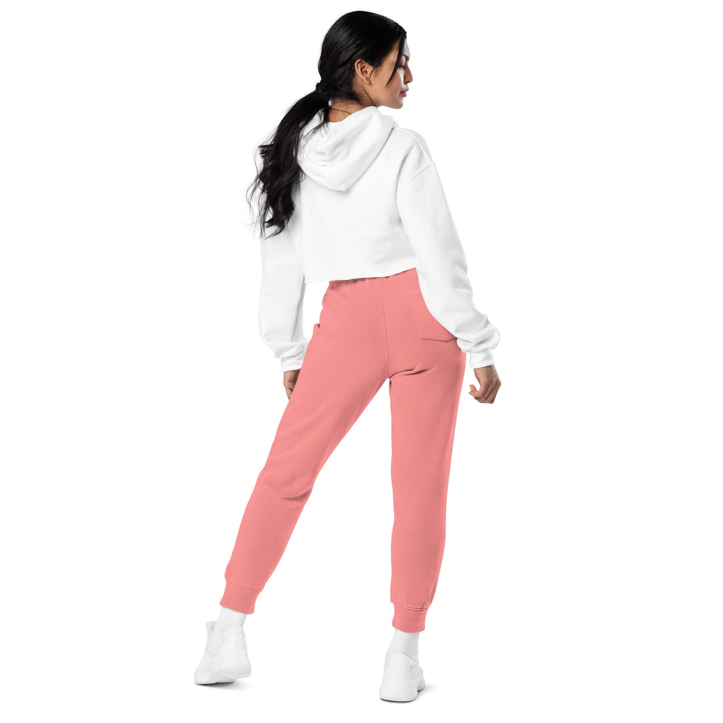 Heart Eye Emoji Unisex pigment-dyed sweatpants