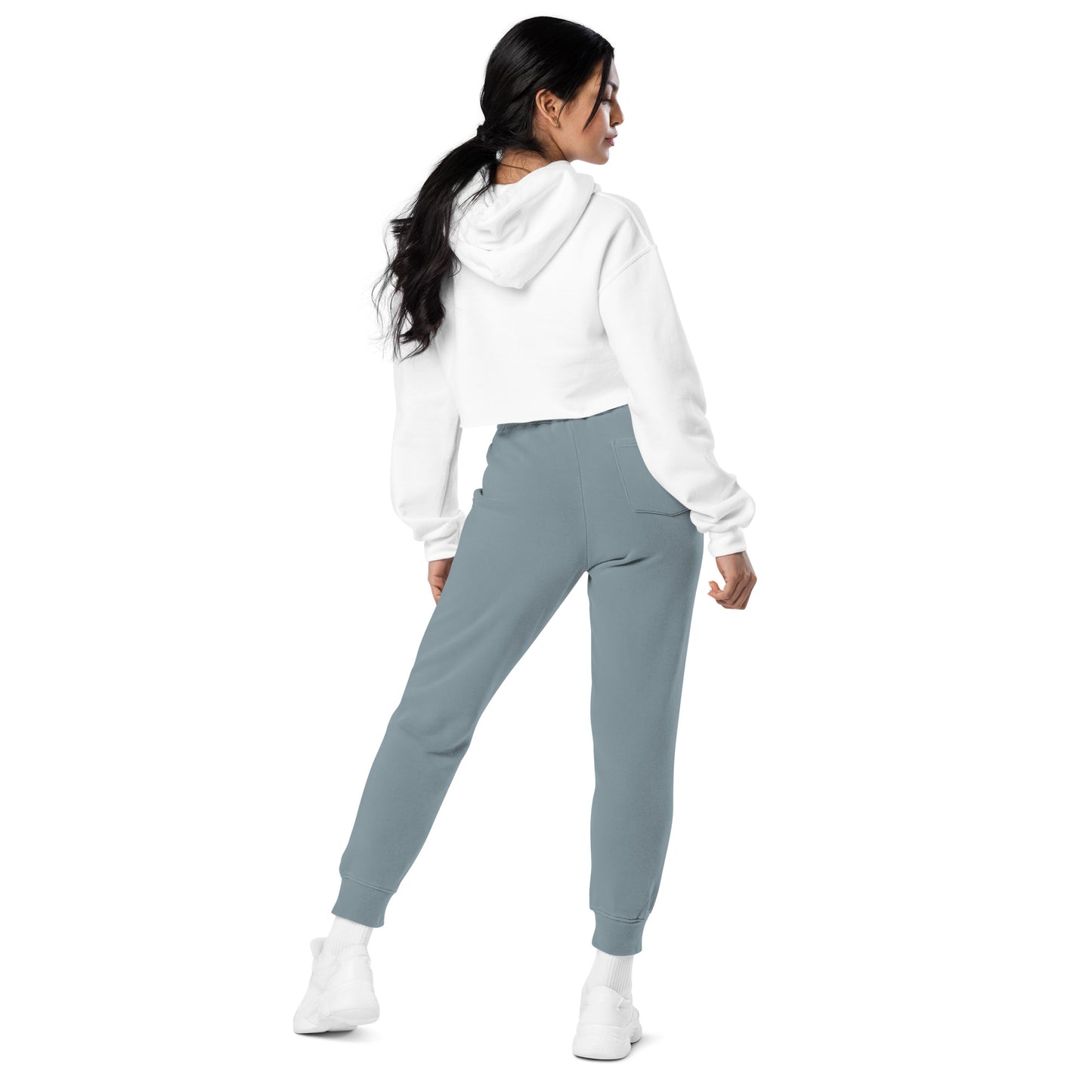 Heart Eye Emoji Unisex pigment-dyed sweatpants