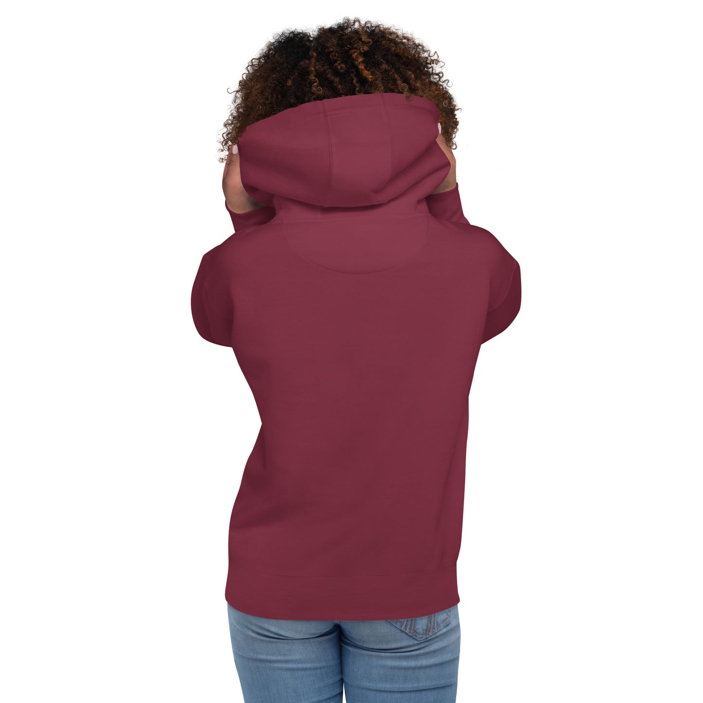 Breathe Maroon Unisex Hoodie