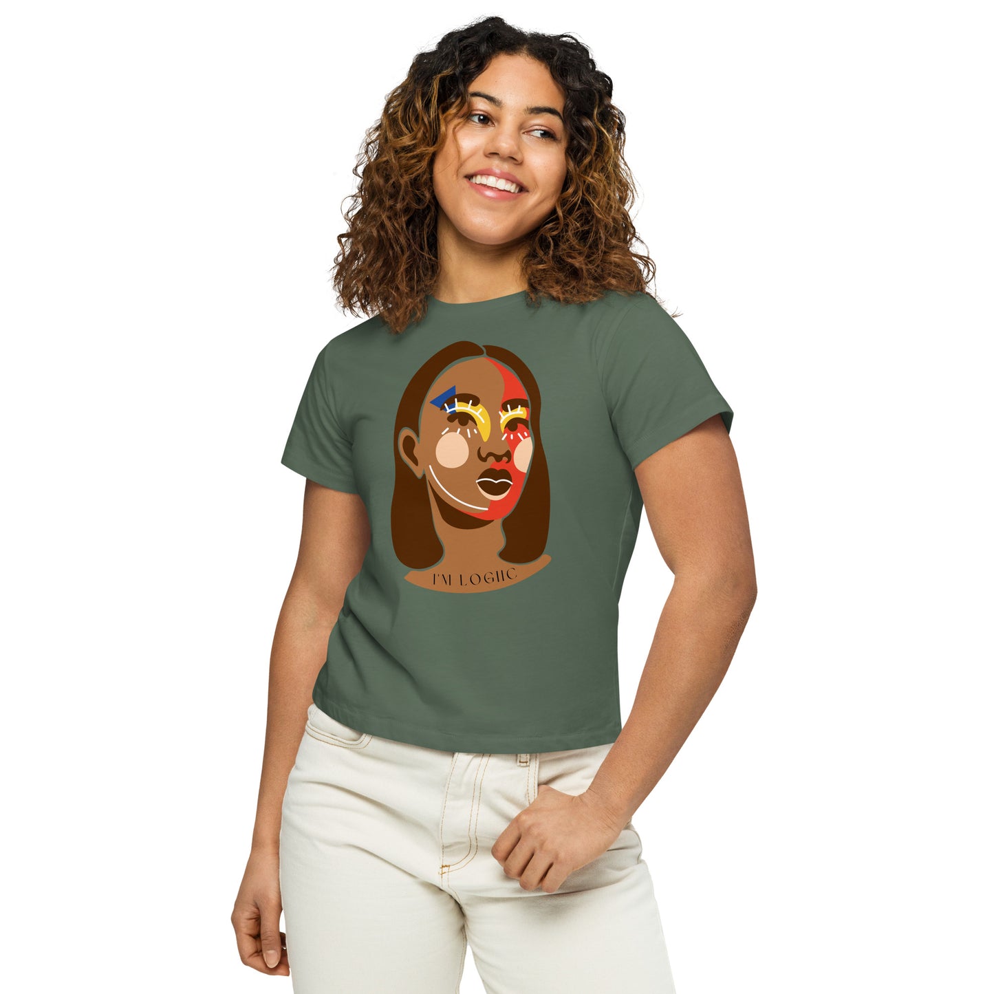Women of God high-waisted t-shirt