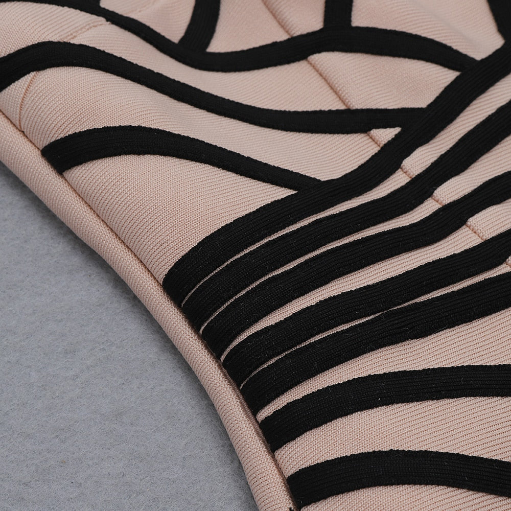 Gianna Asymmetry Bandage Dress - Dresses