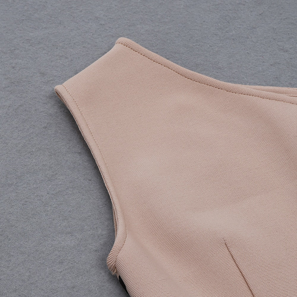 Gianna Asymmetry Bandage Dress - Dresses