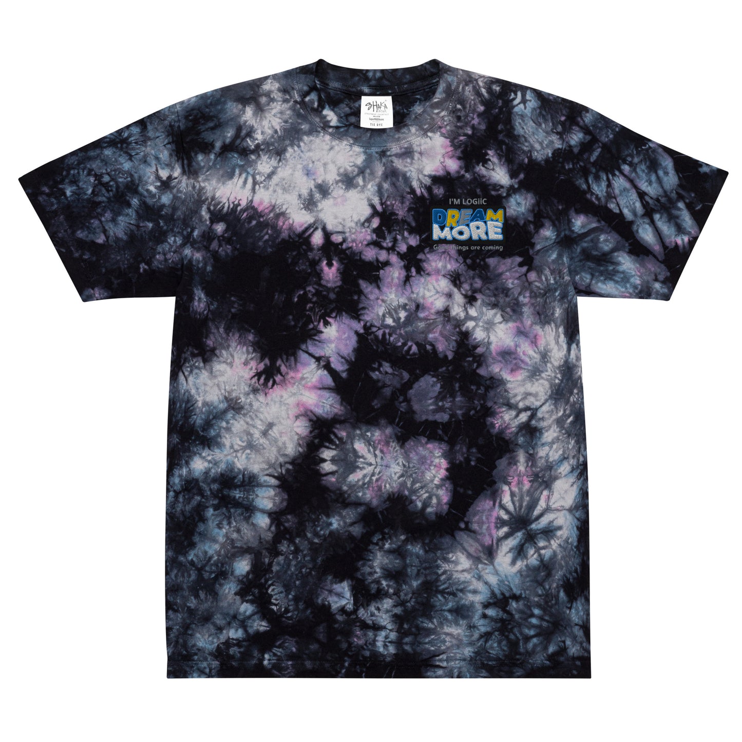 Dream More Tie Dye -Oversized - Milky Way / S - Shirts &