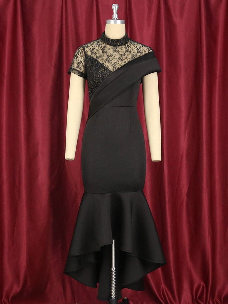 Black Swan Lace Dress
