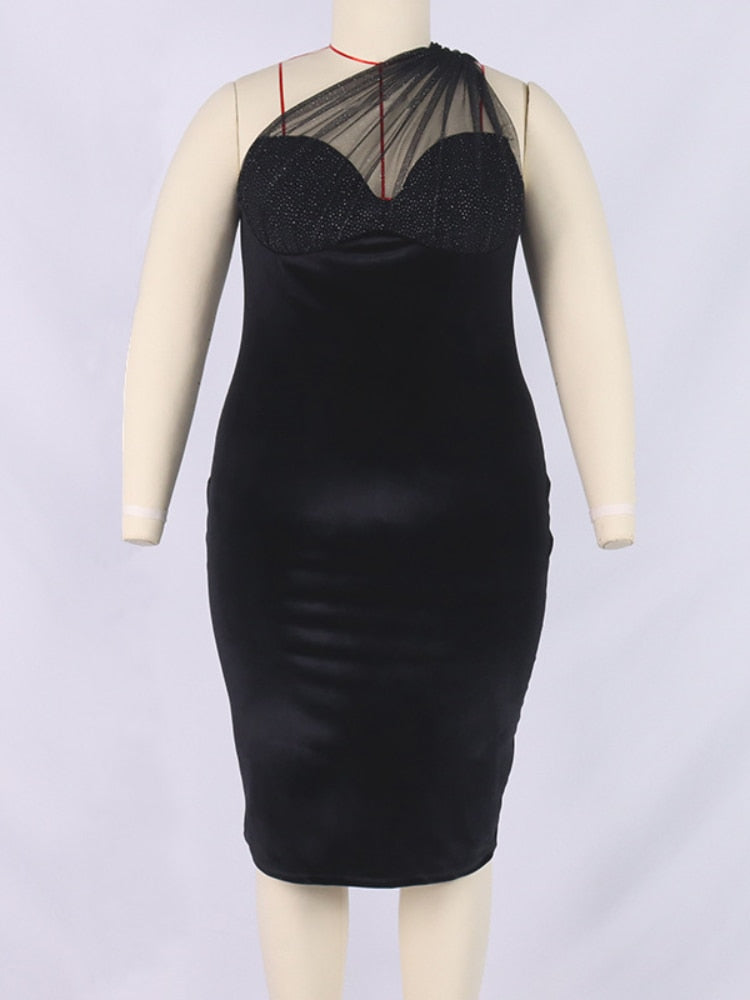 Princess Mesh Bodycon Dress