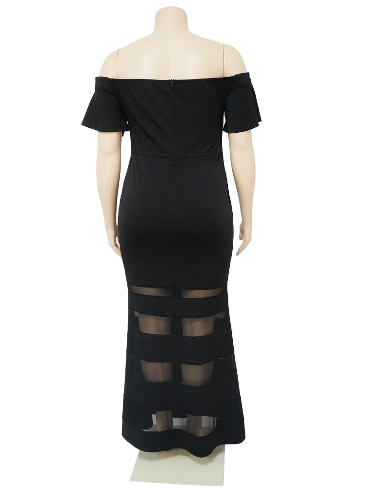 Arleen Mesh Tail Dress