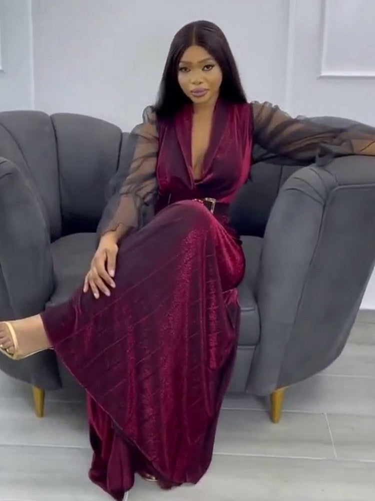 Rashida Velvet Jumpsuit