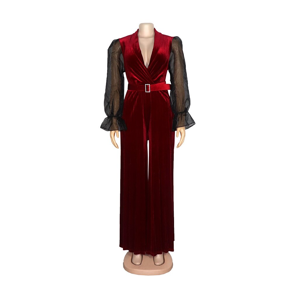 Rashida Velvet Jumpsuit