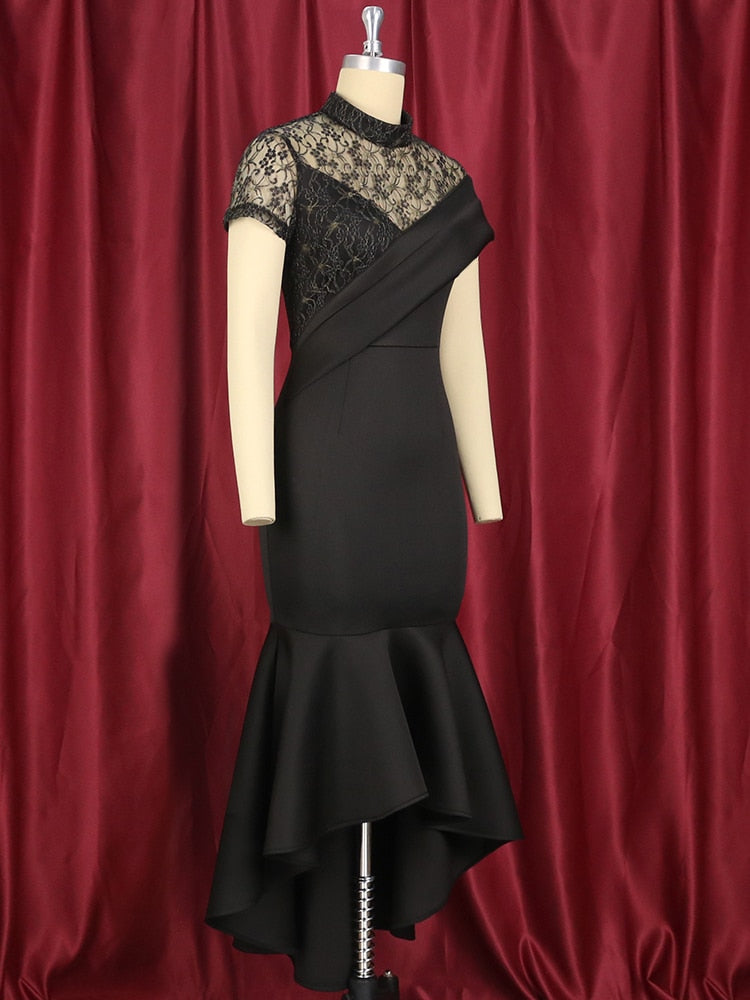 Black Swan Lace Dress