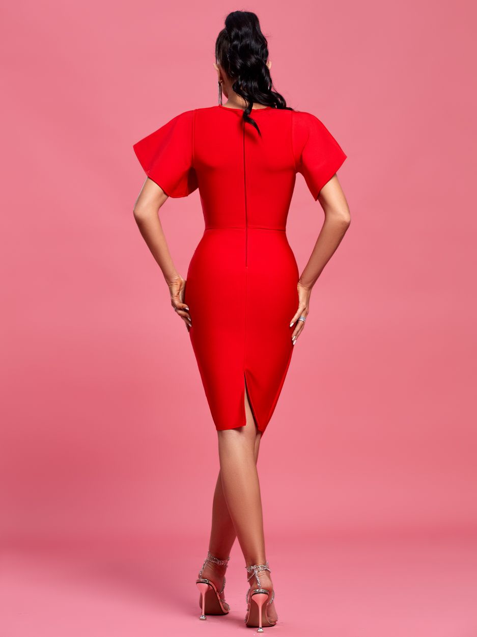 Stella Red Bandage Dress