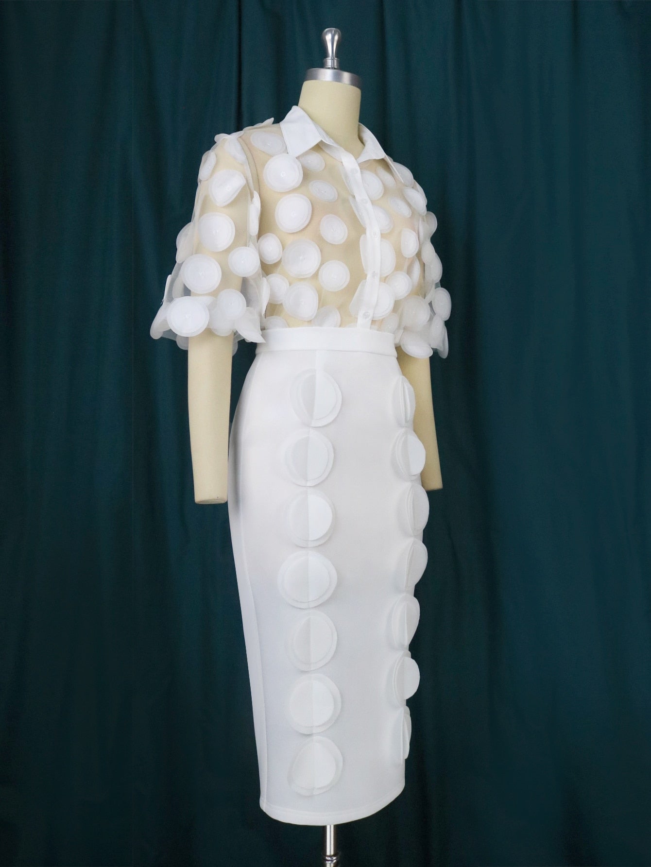 Cora White Two Piece Set