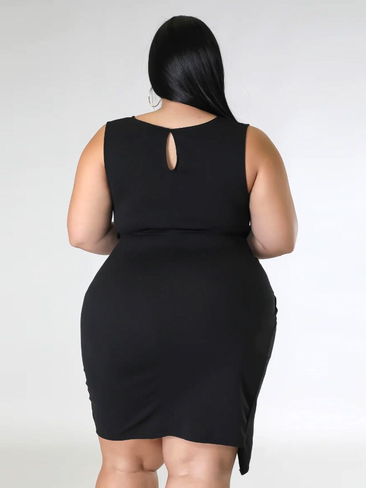 Gina Slit Bodycon Dress